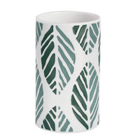 PAHAR PENTRU PERIUȚE DE DINȚI piatră  - verde, Trend, piatră (7/10cm) - Kleine Wolke