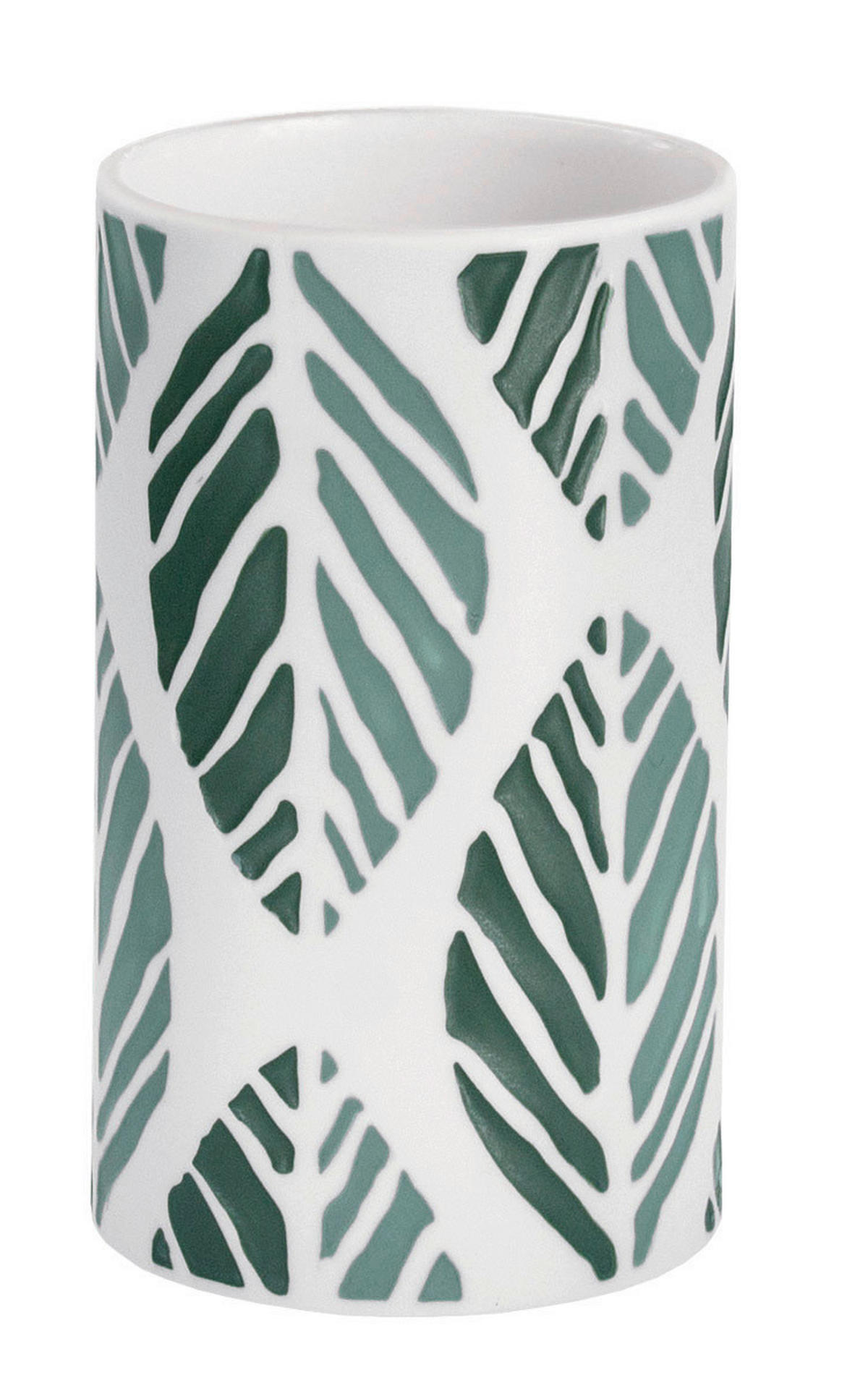 PAHAR PENTRU PERIUȚE DE DINȚI piatră  - verde, Trend, piatră (7/10cm) - Kleine Wolke