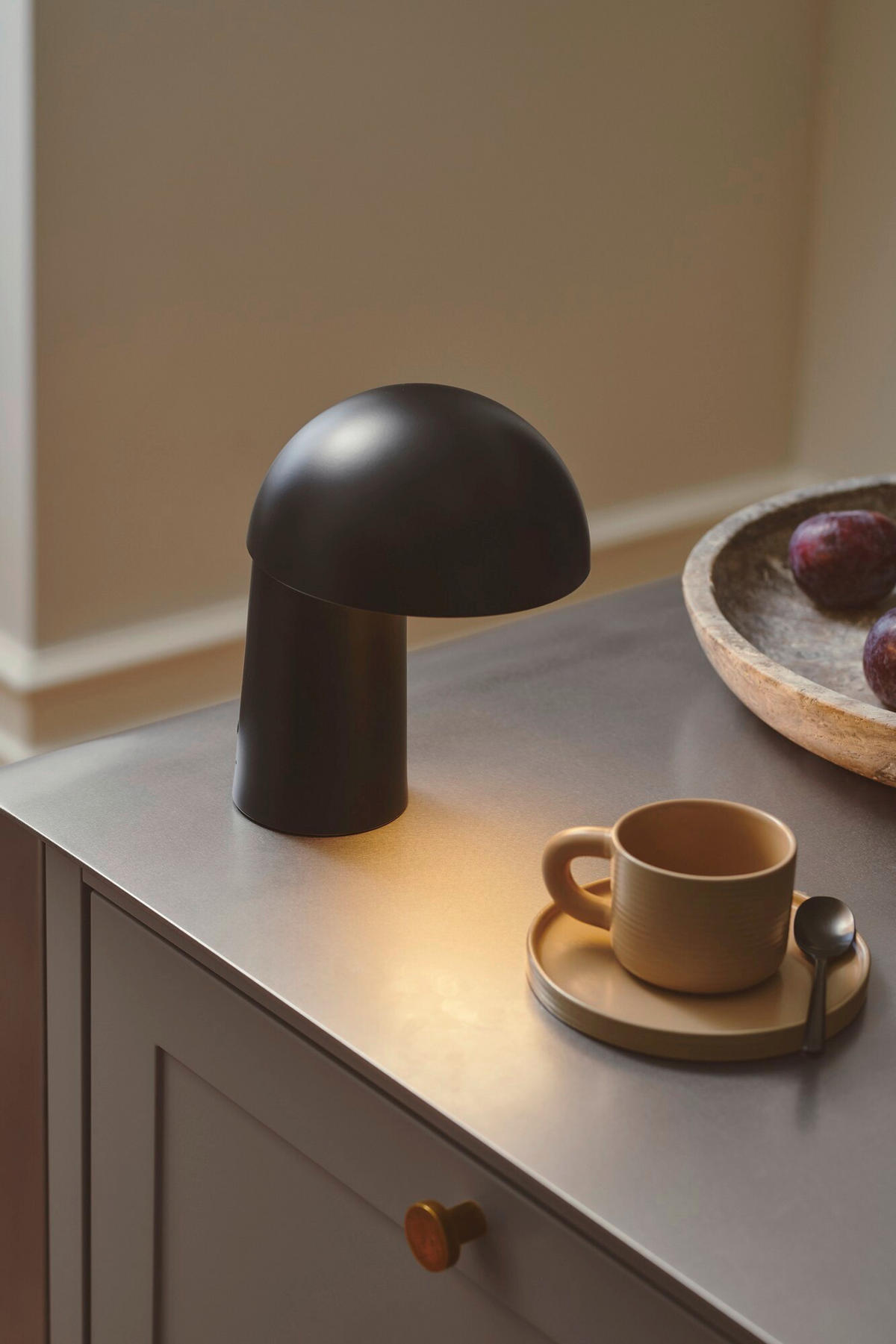 TISCHLEUCHTE Faye 21 cm  - Schwarz, Design, Metall (21cm) - Nordlux