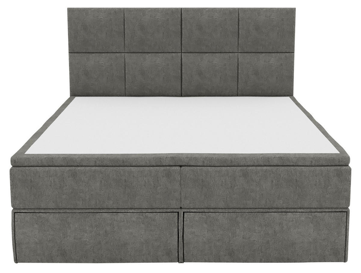 BOXBETT 140/200 cm  in Schlammfarben  - Schlammfarben/Schwarz, KONVENTIONELL, Kunststoff/Textil (140/200cm) - Boxxx