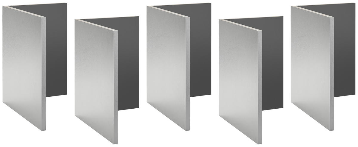 REGALEINSATZ - Hellgrau/Graphitfarben, MODERN, Holzwerkstoff (27/37/35cm) - Novel