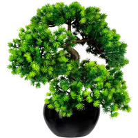 KUNSTPFLANZE Bonsai 37 cm  - Schwarz/Braun, Design, Keramik/Kunststoff (37cm) - P & B