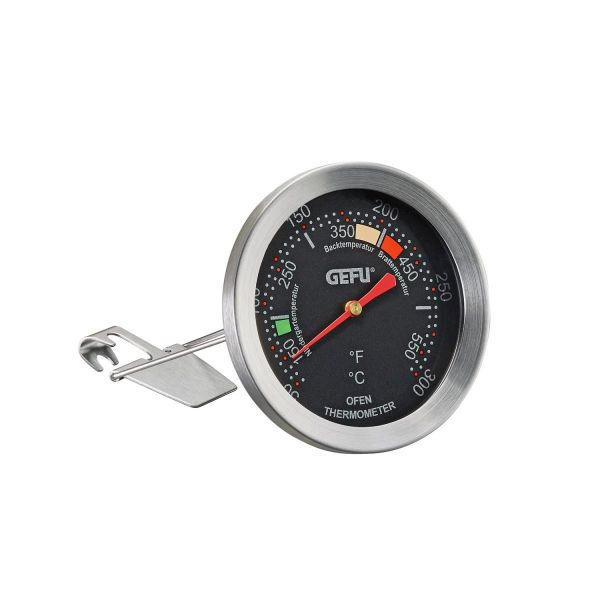 BRATENTHERMOMETER - Edelstahlfarben/Schwarz, Basics, Metall - Gefu