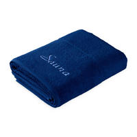 SAUNATUCH FROTTANA PEARL Dunkelblau  - Dunkelblau, Basics, Textil (80/200cm) - Moeve