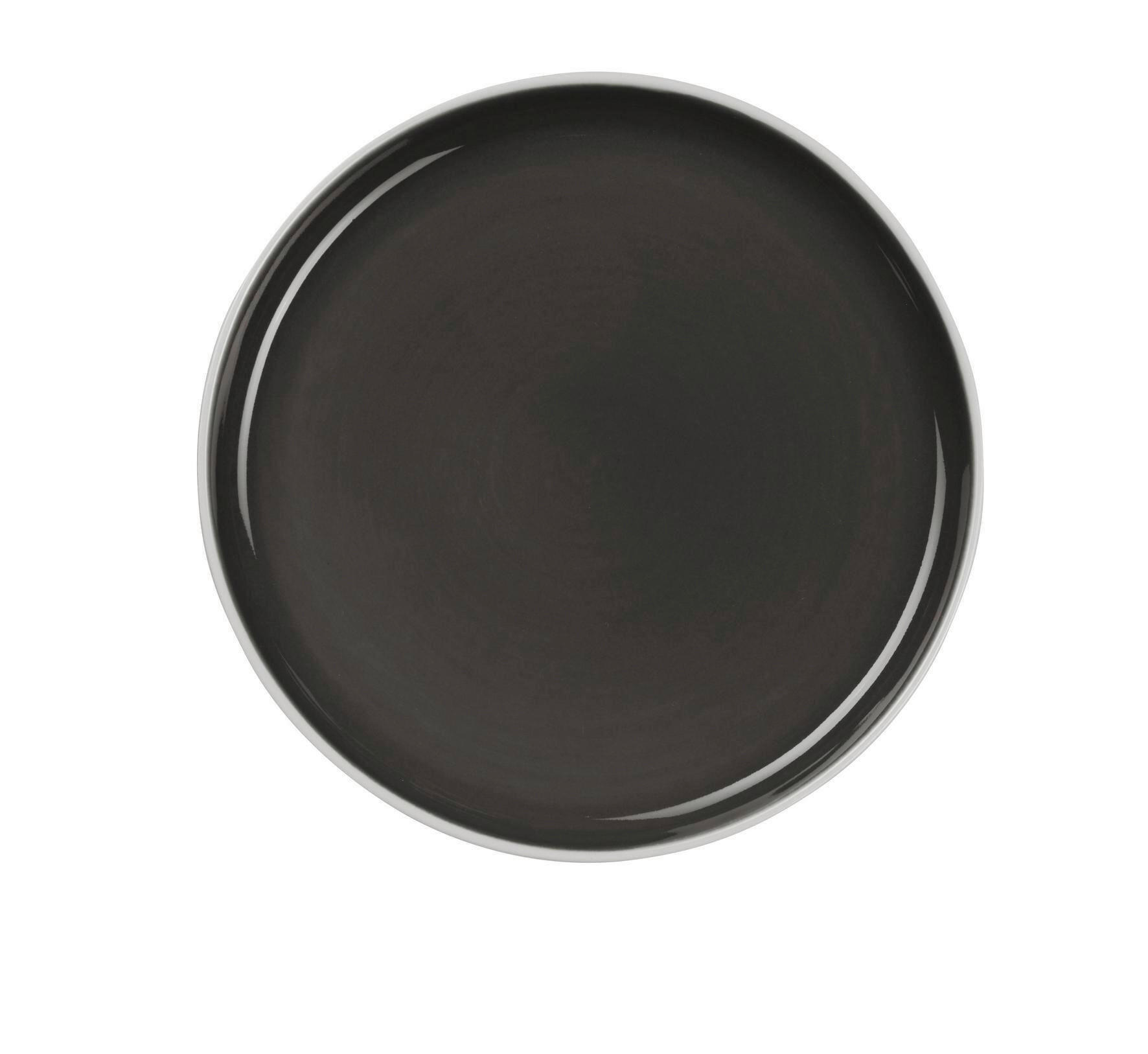 DESSERTTELLER Dunkelgrau 21 cm semana  - Dunkelgrau, KONVENTIONELL, Keramik (21cm) - ASA