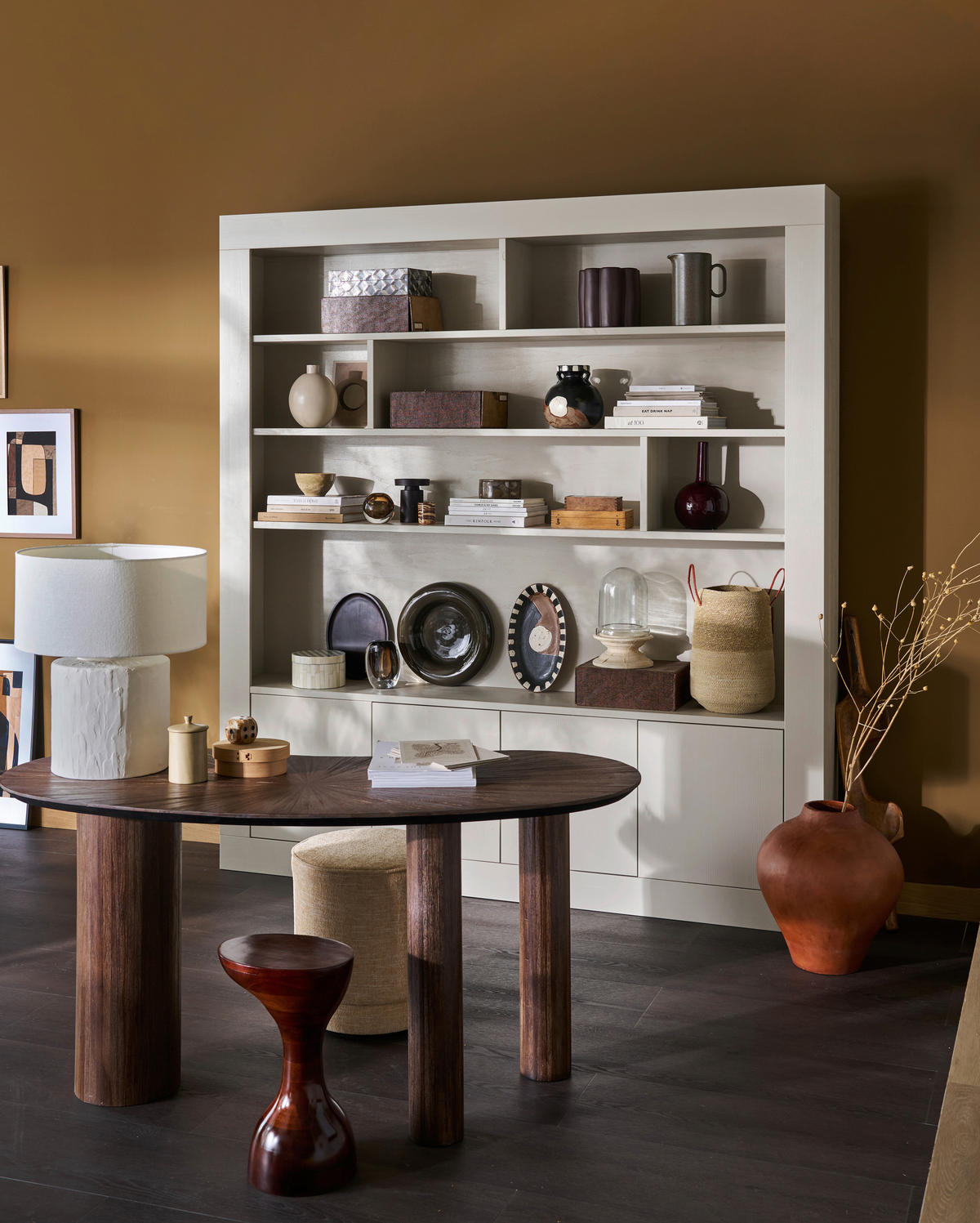 REGAL Kiefer Grau  - Grau, Design, Holz (210/229/31cm) - Livetastic