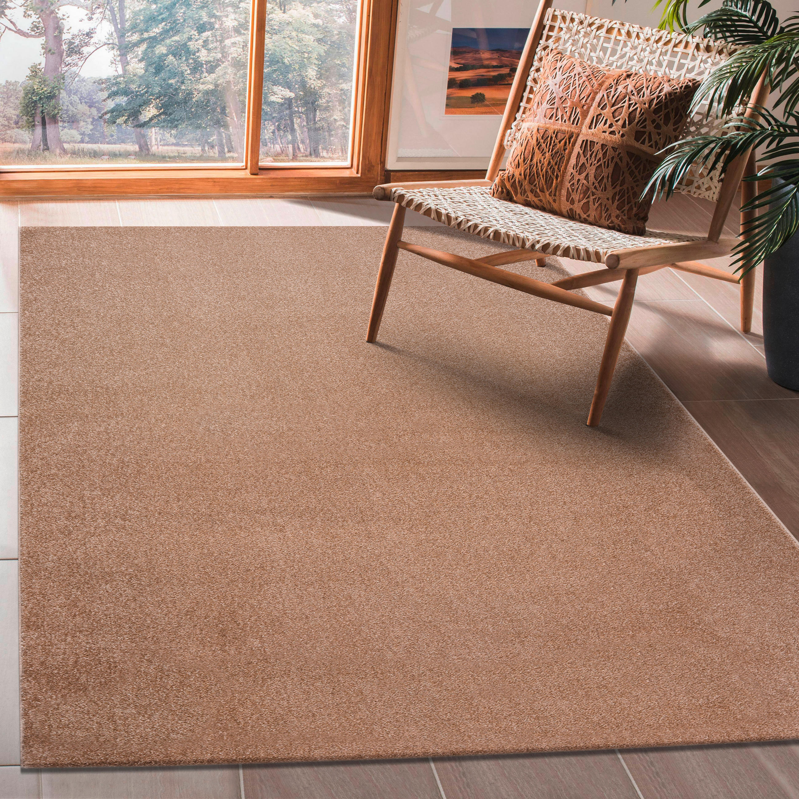 LÄUFER 80/200 cm Uni  - Beige, LIFESTYLE, Kunststoff/Textil (80/200cm) - Novel