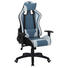 GAMINGSTUHL Schwarz, Weiß, Hellblau Metall, Kunststoff, Textil - Schwarz/Weiß, Design, Kunststoff/Textil (70/120-130/74-105cm) - Hom`in GAMINGSTUHL Schwarz, Weiß, Hellblau Metall, Kunststoff, Textil - Schwarz/Weiß, Design, Kunststoff/Textil (70/120-130/74-105cm) - Hom`in