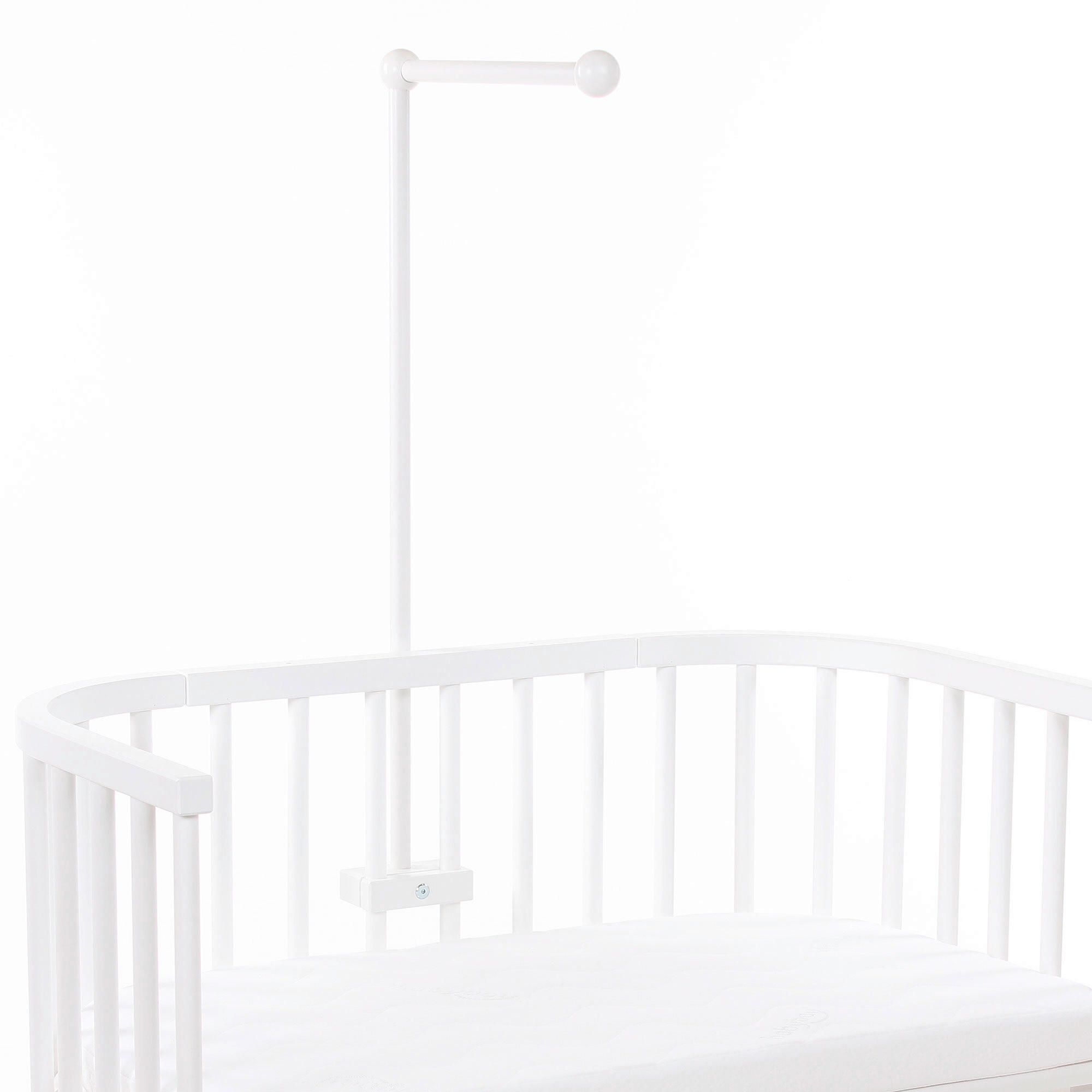 Mobilehalterung  - Weiß, Basics, Holz (37/77/11,5cm) - Babybay
