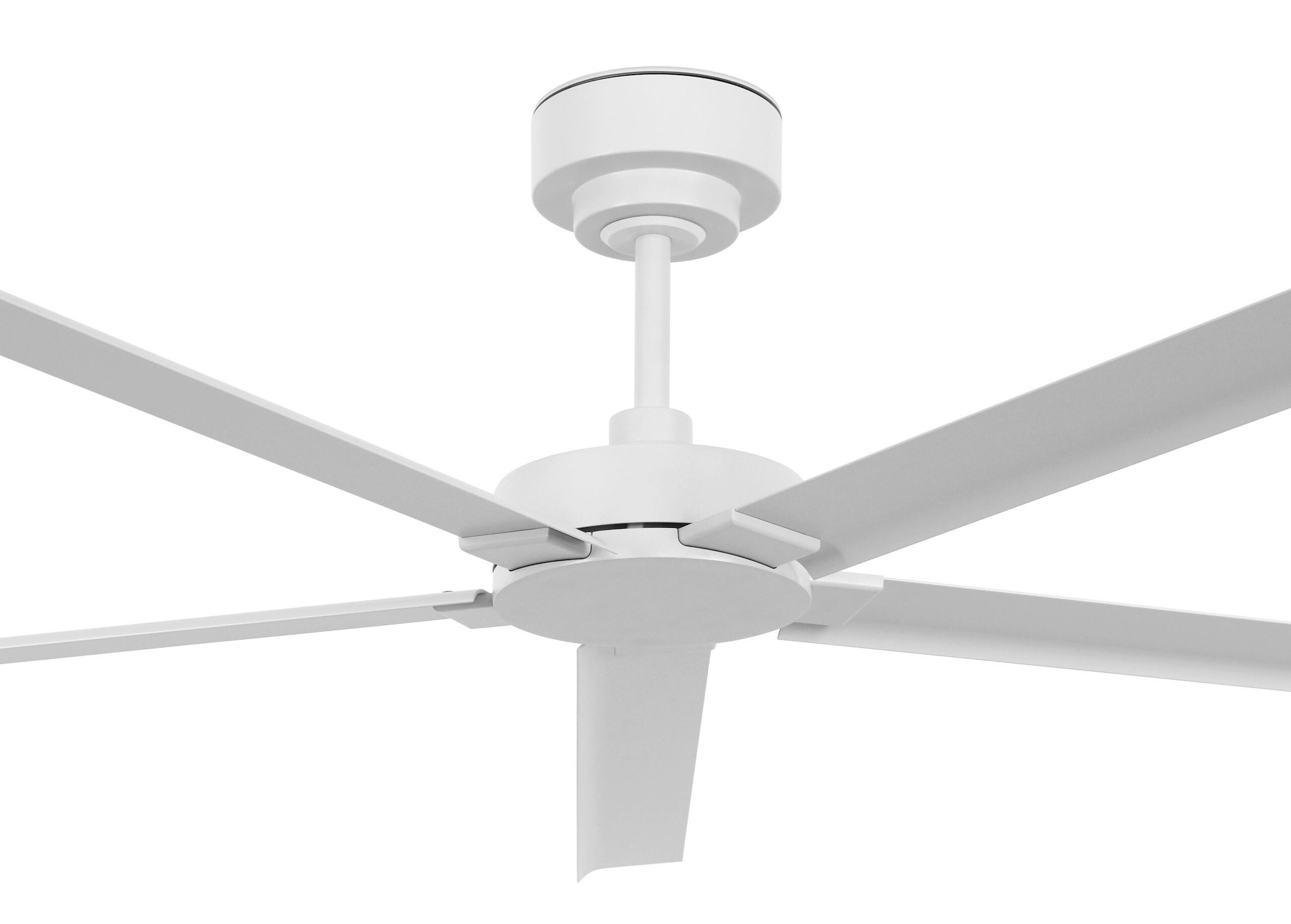 DECKENVENTILATOR Monza 152/31/152 cm   - Weiß, Basics, Metall (152/31/152cm)