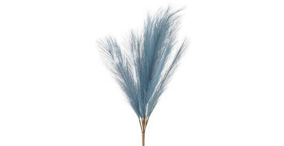 KUNSTBLUME - Blau/Braun, Basics, Papier/Kunststoff (110cm) - Ambia Home