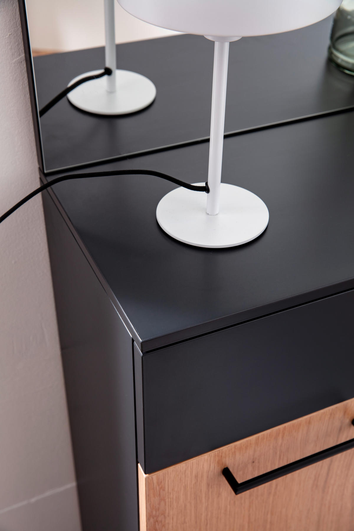 GARDEROBE 3-teilig  in 120/198/29 cm  - Wildeiche/Anthrazit, Design, Holzwerkstoff (120/198/29cm) - Moderano