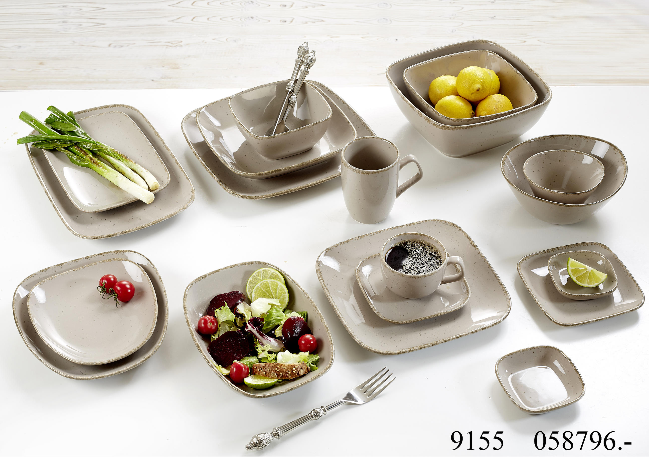 UNTERTASSE - Grau, LIFESTYLE, Keramik (14/14/2cm) - Ritzenhoff Breker