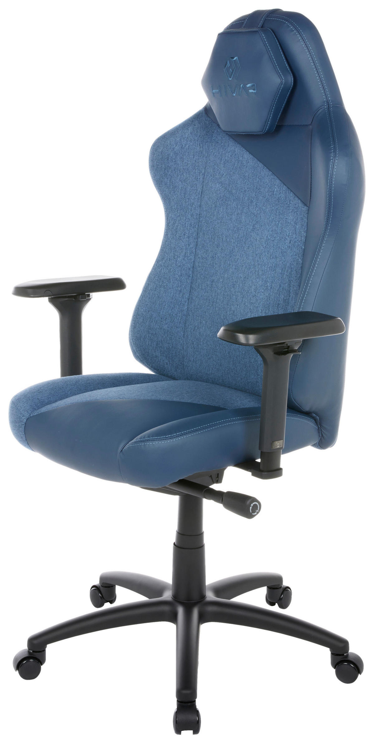 SKYLAR Ocean Coal Blau, Schwarz, Dunkelblau Metall, Textil   - Blau/Schwarz, LIFESTYLE, Textil/Metall (79/142/77cm) - HIVAR