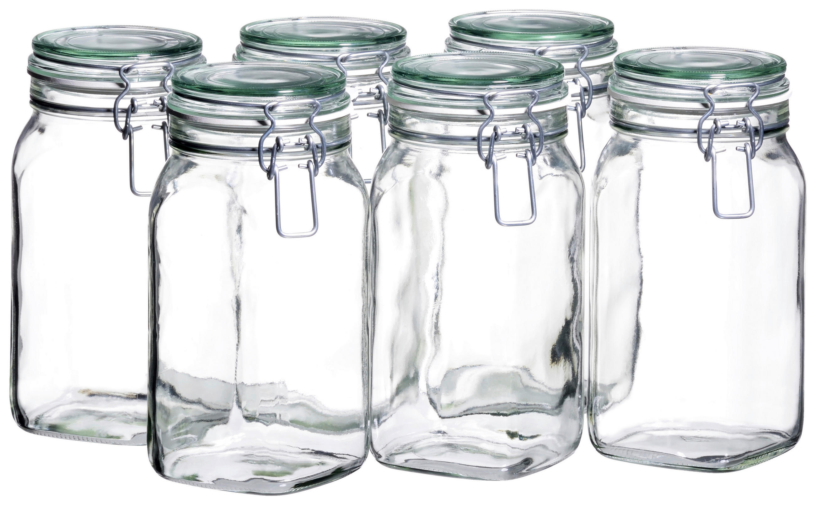 EINMACHGLAS-SET  - Transparent, Basics, Glas (1450ml) - Mäser