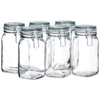 EINMACHGLAS-SET  - Transparent, Basics, Glas (1450ml) - Mäser
