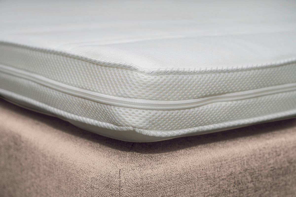 BOXSPRINGBETT 180/200 cm  in Hellbraun  - Hellbraun/Alufarben, Konventionell, Kunststoff/Textil (180/200cm) - Carryhome