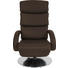RELAXSESSEL in Leder Braun - Alufarben/Braun, KONVENTIONELL, Leder/Metall (82/107/91cm) - Valdera RELAXSESSEL in Leder Braun - Alufarben/Braun, KONVENTIONELL, Leder/Metall (82/107/91cm) - Valdera