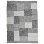 HANDWEBTEPPICH 80/150 cm Nordic Grau, Dunkelgrau  - Dunkelgrau/Grau, Natur, Textil (80/150cm) - Linea Natura