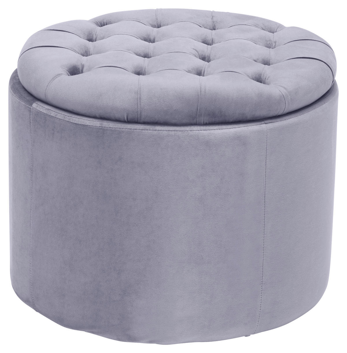 TABURET, dřevo, textil, 50/40/50 cm - šedá, Trend, dřevo/textil (50/40/50cm) - Carryhome