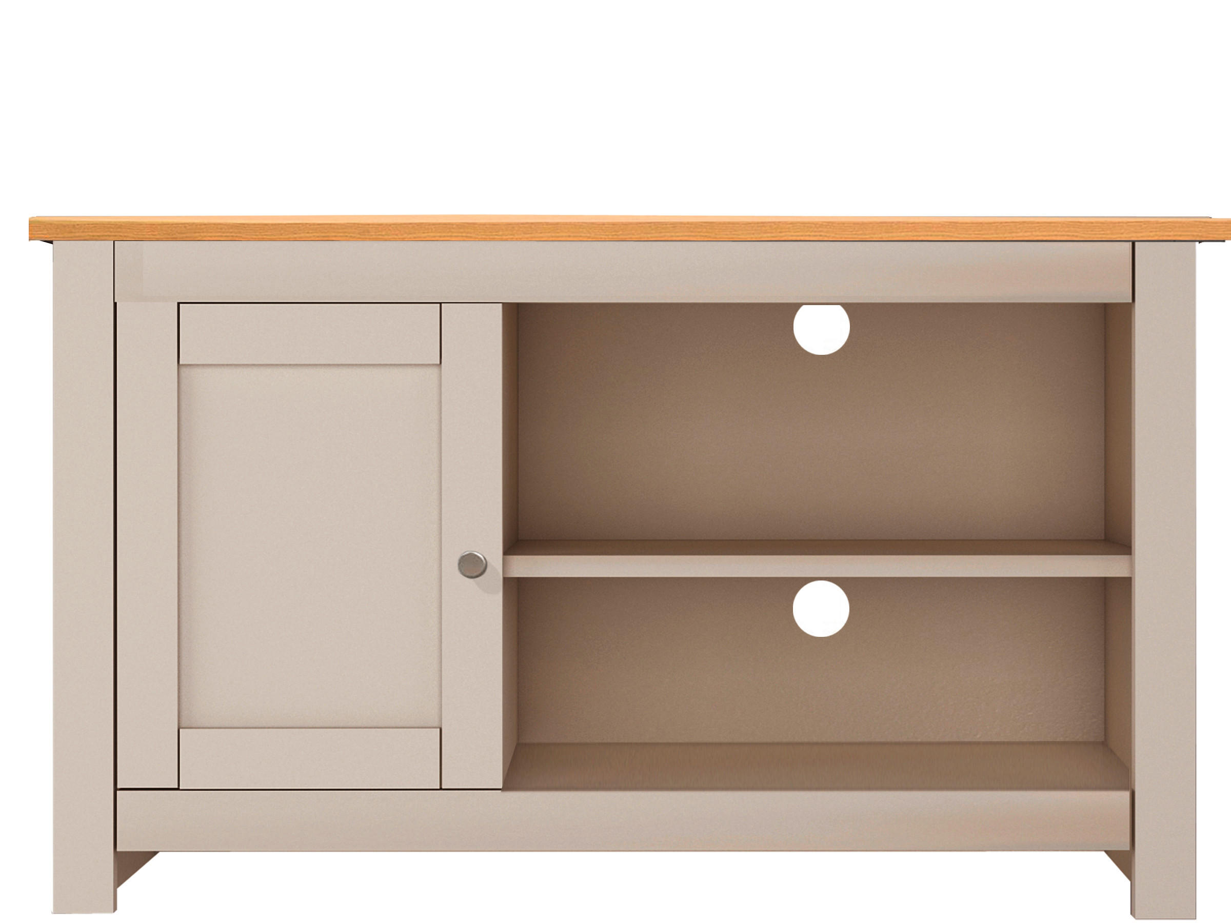 Lowboard Emerald Creme Eichefarben B: 95 cm