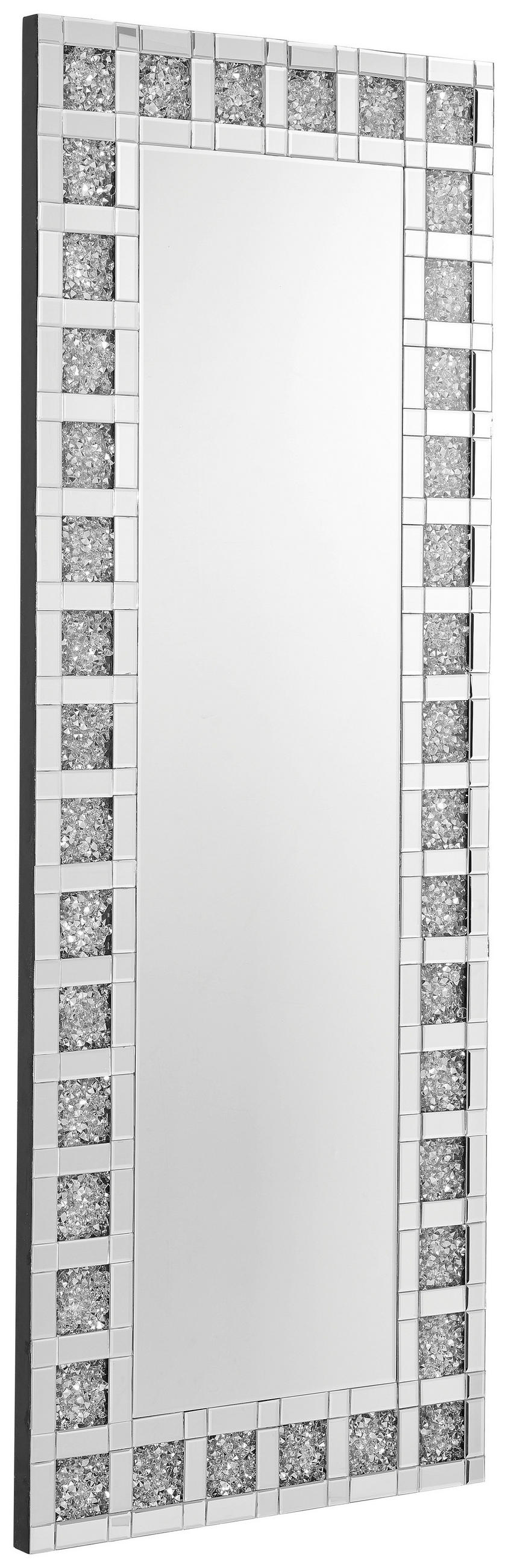 NÁSTĚNNÉ ZRCADLO 60/160/3,5 cm  - barvy stříbra, Lifestyle, kompozitní dřevo/sklo (60/160/3,5cm) - Xora