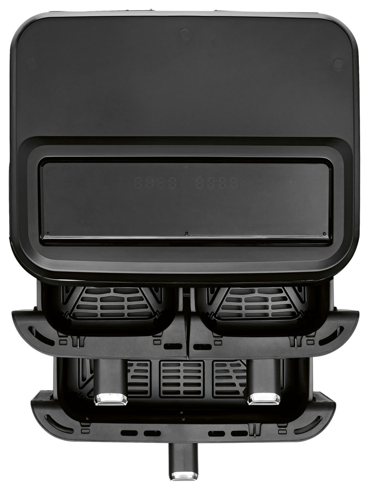 HEIßLUFTFRITTEUSE GOURMETmaxx 17 L  - Edelstahlfarben/Schwarz, MODERN, Kunststoff/Metall (37,7/37,5/43cm) - GOURMETMAXX