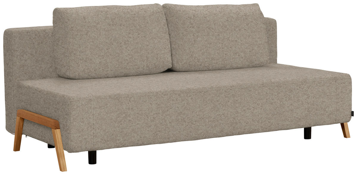 SCHLAFSOFA in Textil Greige  - Greige/Naturfarben, Design, Holz/Textil (211/88/102cm) - Niels Andersson