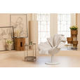 DESIGNSESSEL in beflockt Beige  - Beige/Silberfarben, Trend, Kunststoff/Textil (78,5/79/86cm) - Ambia Home