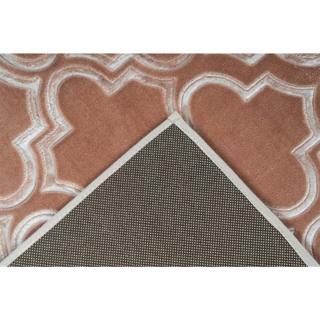 Thumbnail - Kayoom Läufer Monroe 100 Taupe, Taupe, Textil, geometrisch, rechteckig, 80x300 cm, pflegeleicht, Teppiche & Böden, Teppi...