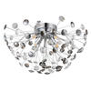 KRISTALL-DECKENLEUCHTE 45/25 cm   - Klar/Chromfarben, KONVENTIONELL, Glas/Metall (45/25cm) - Globo