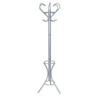 GARDEROBENSTÄNDER in Alufarben 47/178/47 cm   - Alufarben, Design, Metall (47/178/47cm) - MID.YOU