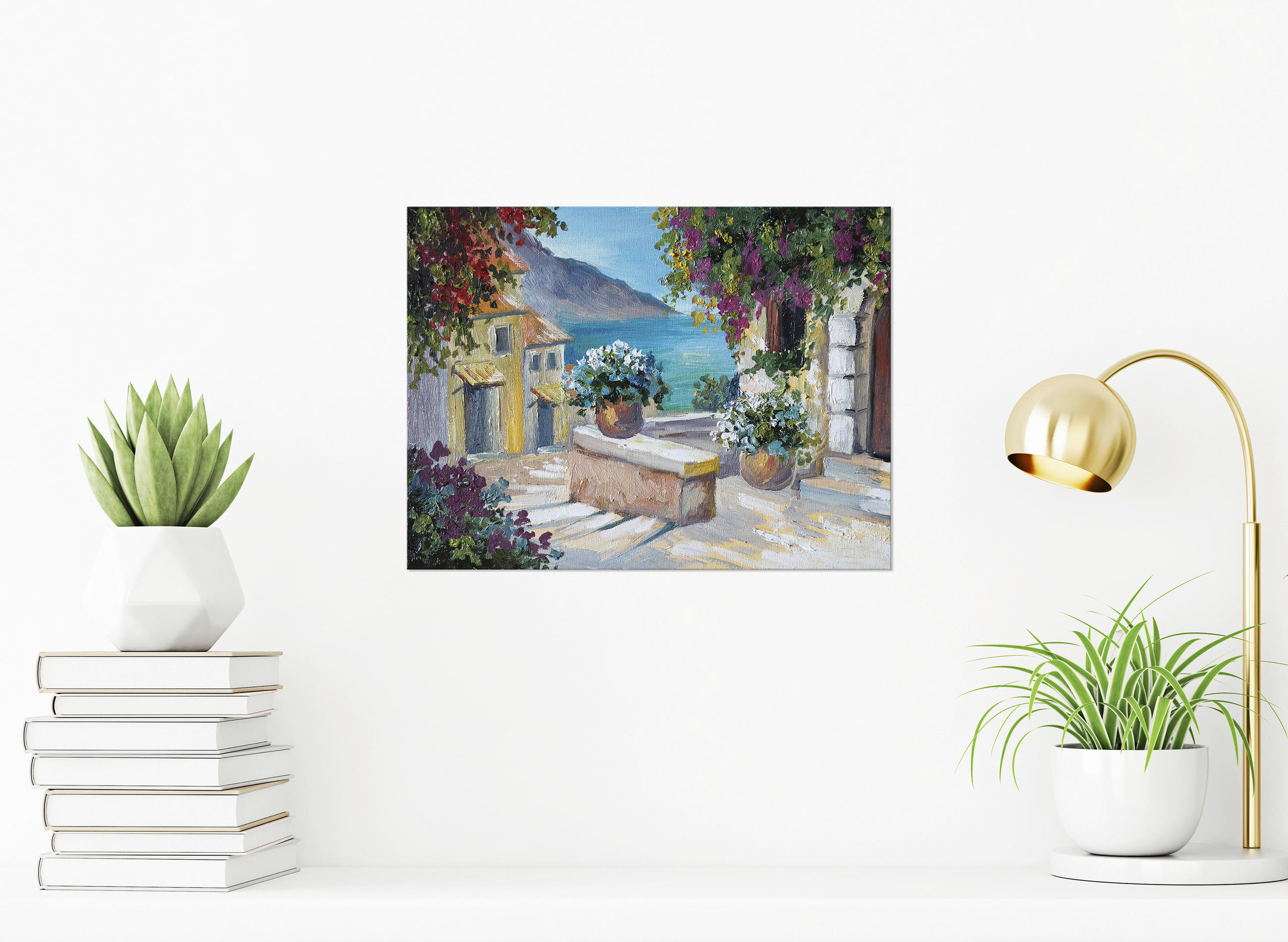 LEINWANDBILD Architektur, Strand & Meer 30/40 cm  - Multicolor, Natur, Holz/Papier (30/40cm) - Euroart