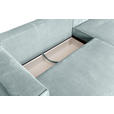ECKSOFA Grau Cord  - Braun/Grau, KONVENTIONELL, Holz/Textil (230/190cm) - Carryhome