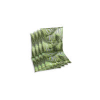 SESSELAUFLAGENSET Blätter  - Grau/Grün, KONVENTIONELL, Textil (48/5/98cm)