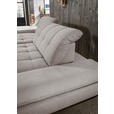 ECKSOFA  in Mikrofaser Hellgrau  198/290 cm  - Hellgrau/Schwarz, Design, Textil/Metall (198/290cm) - Xora
