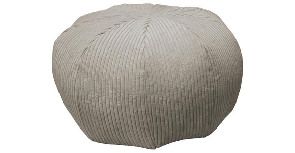 POUF Cord 60/30/60 cm  - Taupe, Design, Textil (60/30/60cm) - Carryhome