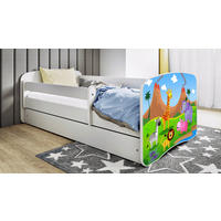 KINDER-/JUNIORBETT - Birkefarben/Weiß, MODERN, Holz/Holzwerkstoff (80/160cm) - MID.YOU