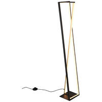 LAMPADAR CU LED - negru, Design, metal (20,5/124/17,5cm)