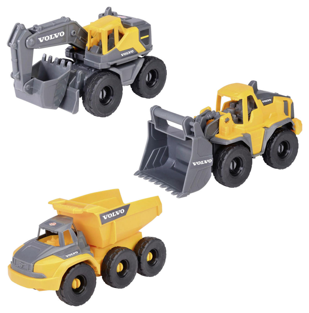 SPIELZEUGAUTO - Gelb/Multicolor, Basics, Kunststoff (7/19,50/25cm)