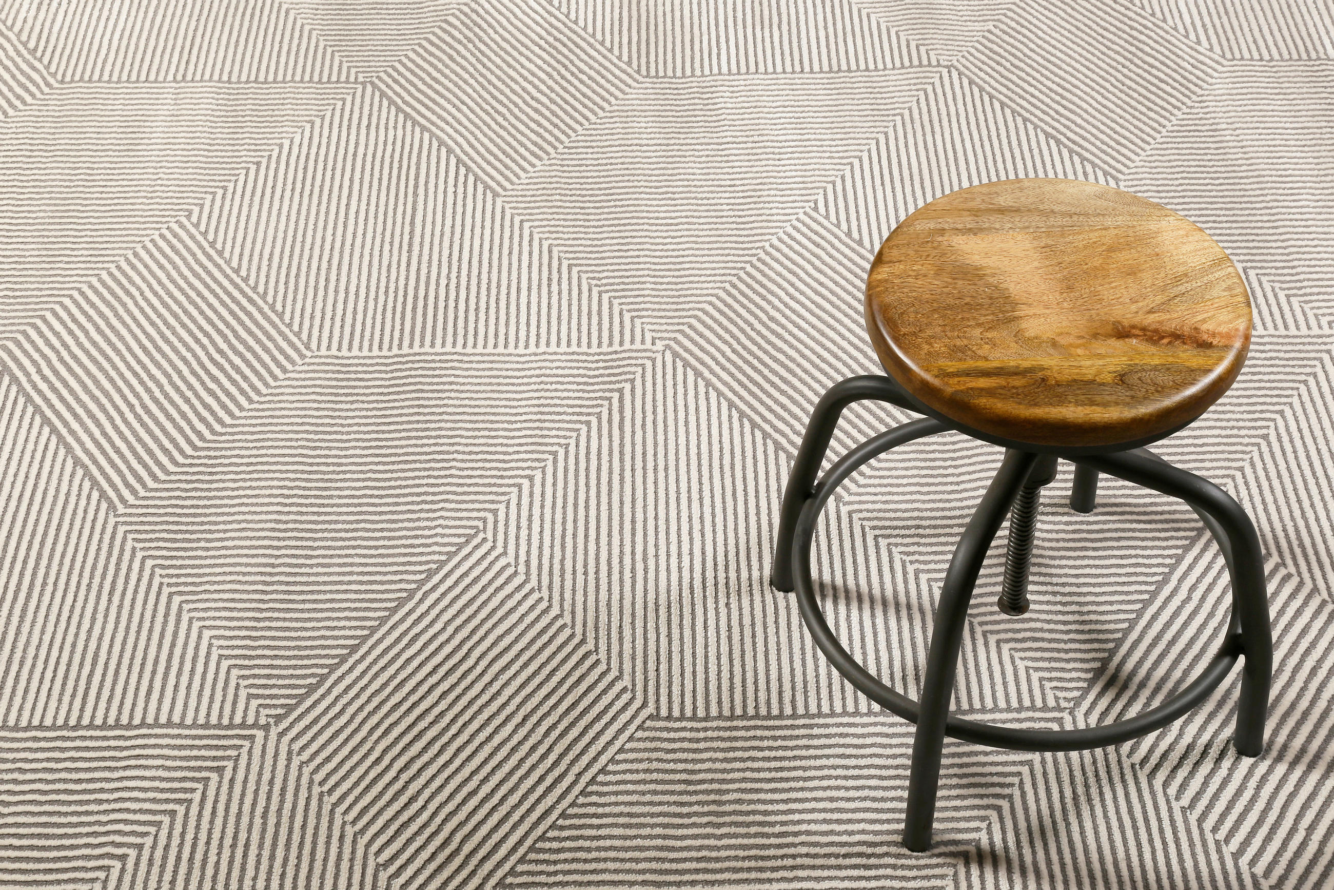 WEBTEPPICH 133/200 cm Velvet Groove Beige  - Beige, KONVENTIONELL, Textil (133/200cm) - Esprit