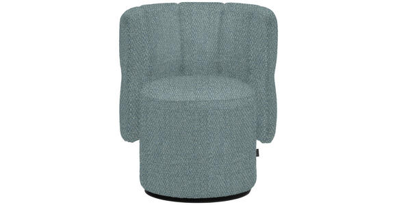 COCKTAILSESSEL - Blau/Schwarz, Design, Holz/Textil (73/82/62cm) - Emilio Belluti