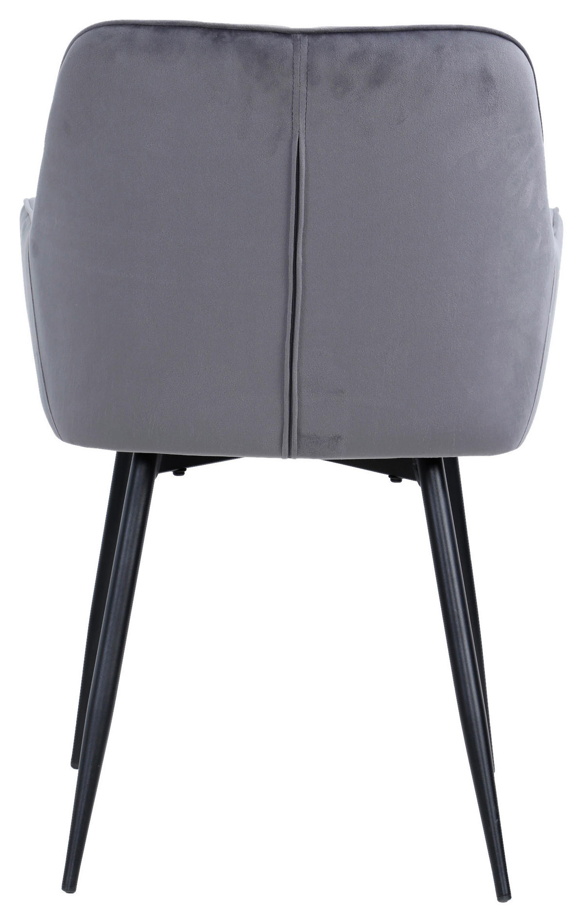 ŽIDLE S PODRUČKAMI, železo, samet, šedá, černá - šedá/černá, Design, kov/textil (56/79/58cm) - Carryhome