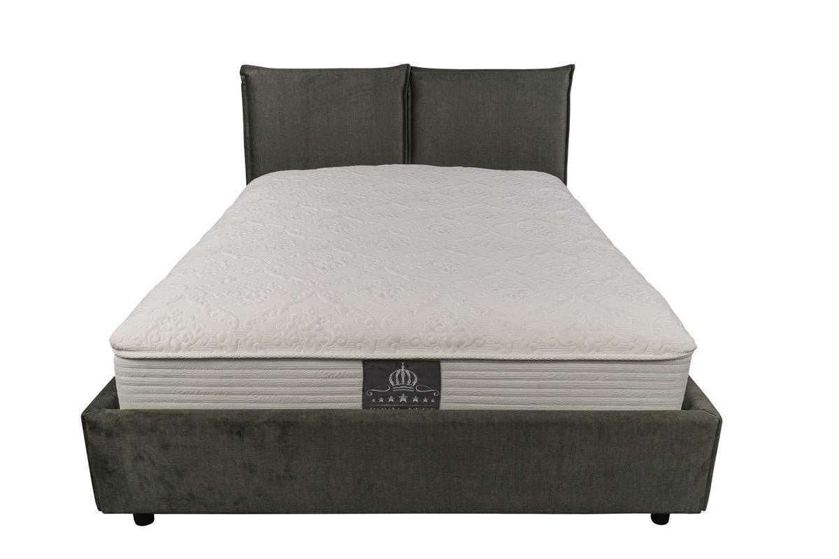 Pat Tapitat, 160/200 cm,  - verde, Modern, lemn/textil (160/200cm) - Hom`in