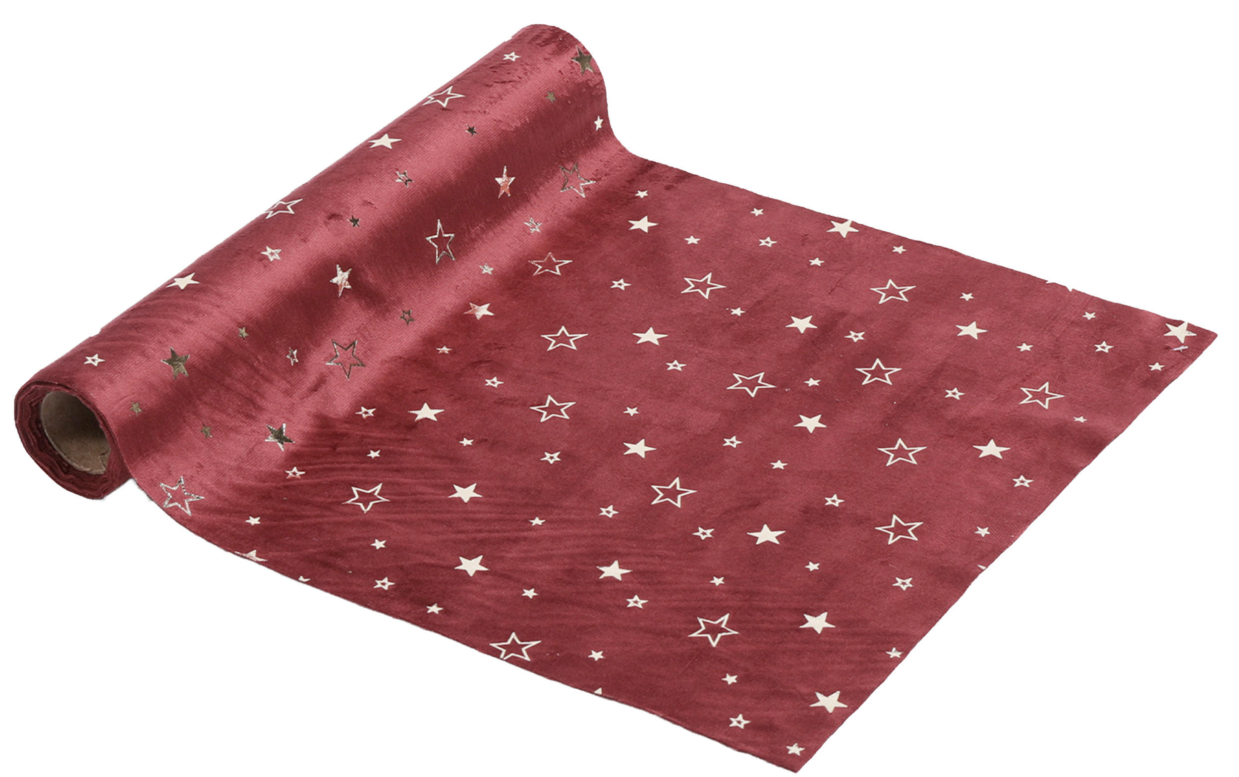 DEKORTYG  - bordeaux, Lifestyle, textil (35/200cm) - X-Mas