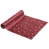 DEKORANYAG fm - bordó, Lifestyle, textil (35/200cm) - X-Mas