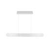 LED-HÄNGELEUCHTE Otis Linear 115/7,5/150 cm   - Silberfarben, Design, Metall (115/7,5/150cm) - Dieter Knoll
