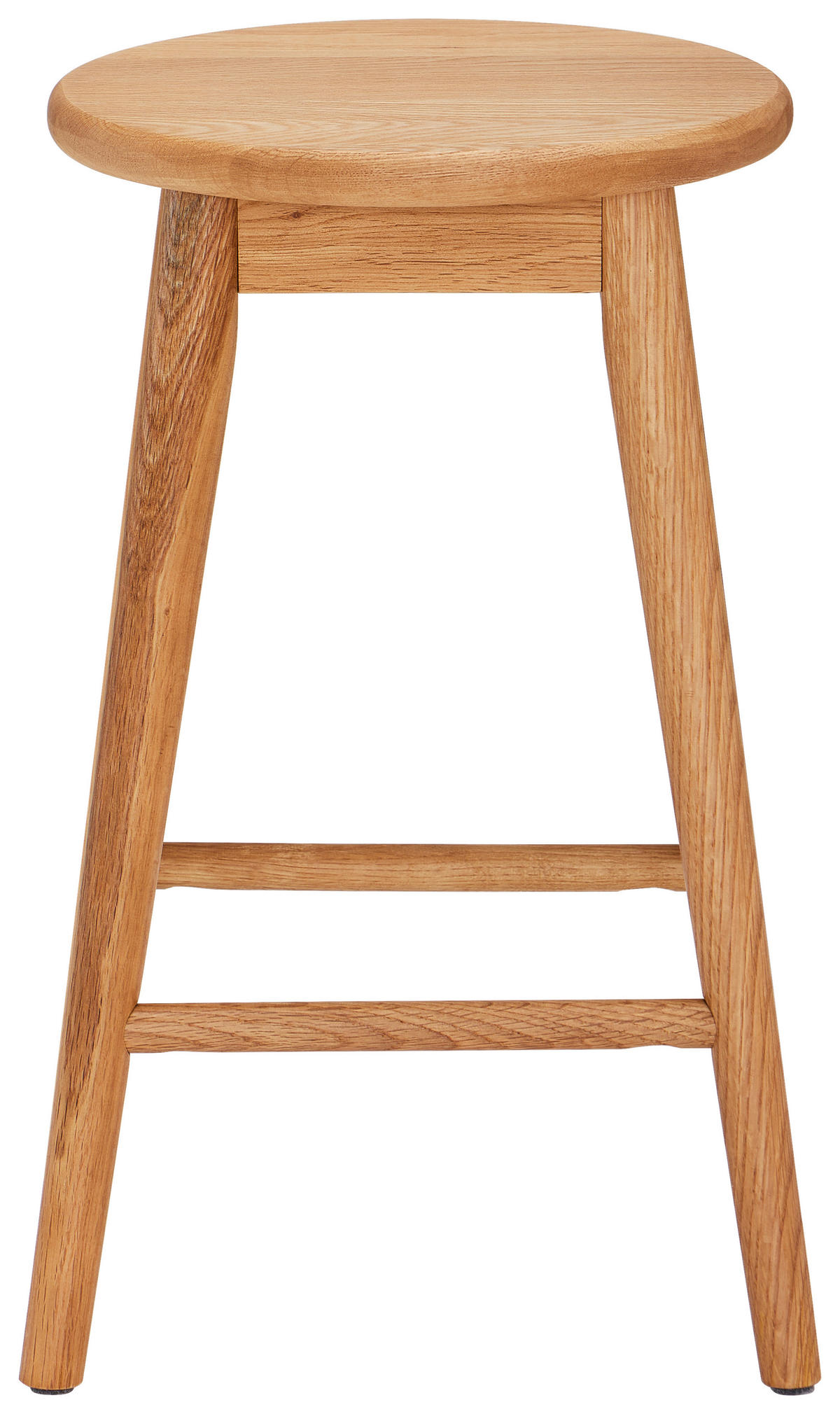 HOCKER Eiche Eichefarben  - Eichefarben, Natur, Holz (30/45/30cm) - Linea Natura