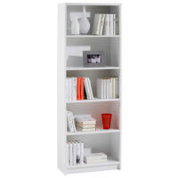 REGAL  60/172/28 cm Weiß  - Weiß, KONVENTIONELL, Holzwerkstoff (60/172/28cm) - Carryhome