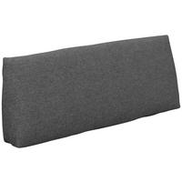 RÜCKENKISSEN   60/25/12 cm  - Anthrazit, Design, Textil (60/25/12cm) - Max Winzer